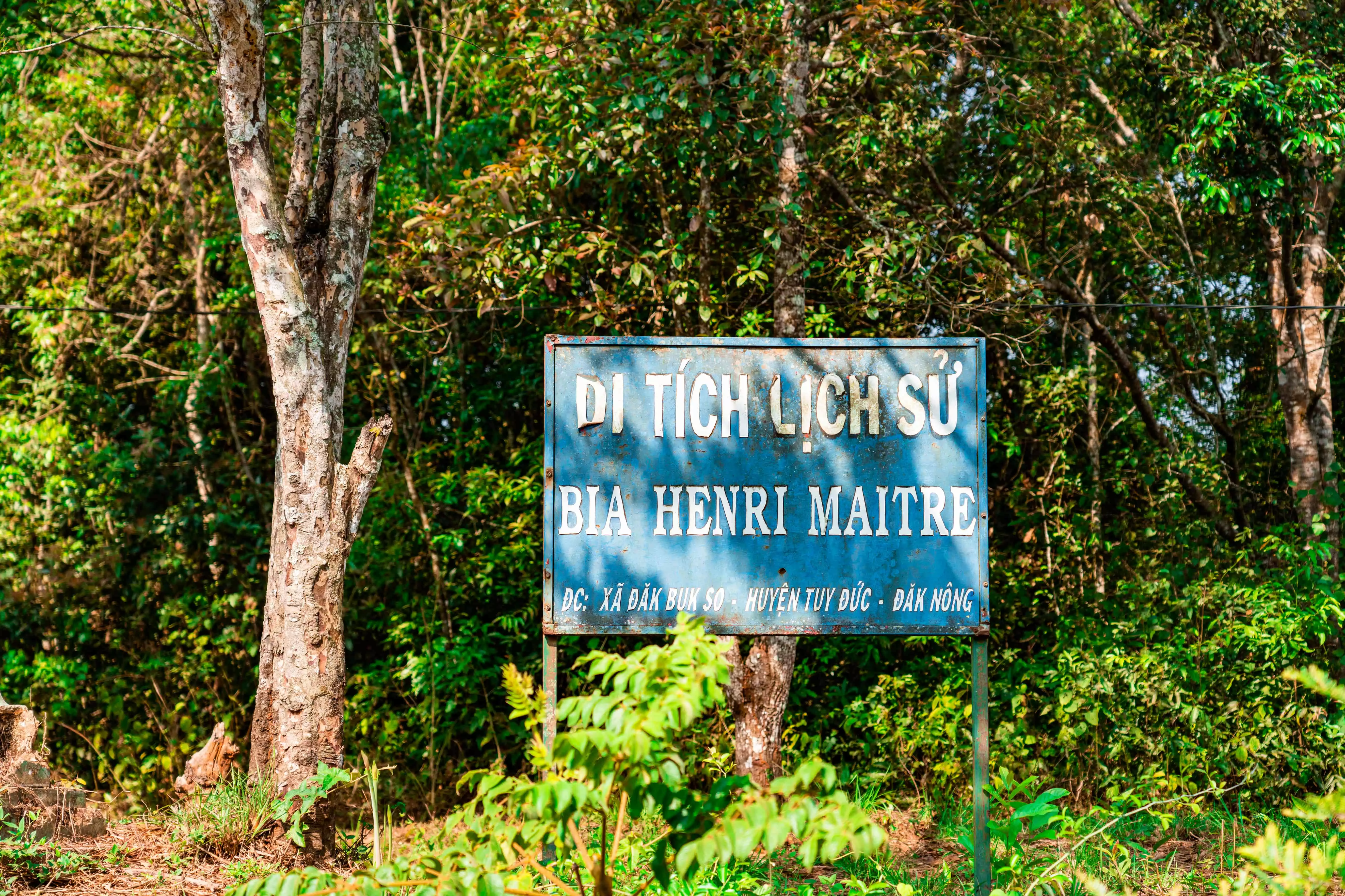 Di tích lịch sử Bia Henri Maitre